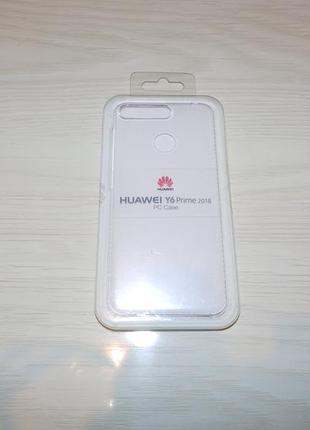 Чехол huawei y6 prime 2018 pc case transparent original7 фото