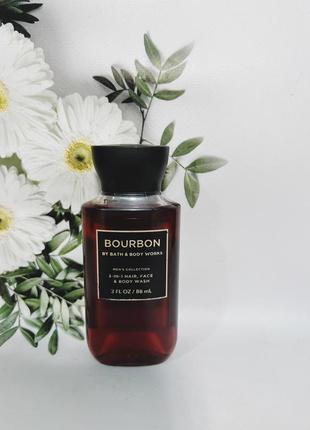 Гель для душу ( міні) bourbon 3 в 1 від bath and body works