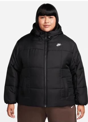 Куртка жіноча nike sportswear essential therma-fit puffer (plus size) оригінал2 фото