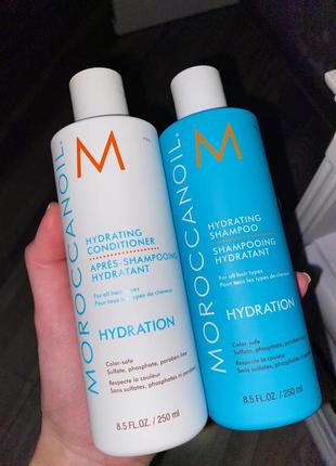 Moroccanoil шампунь+кондиционер для волос