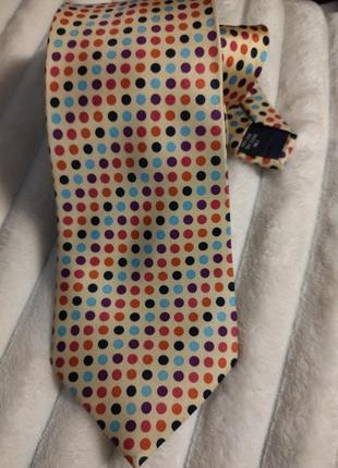 Шовкова краватка, шикарний принт, зроблена у англії7 фото