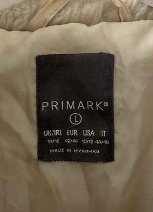 Оверсайз шубка тедди primark2 фото