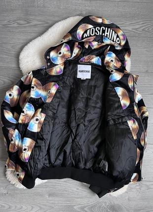 Moschino h&amp;m cd jacket мужской бомбер куртка с капюшоном оригинал8 фото