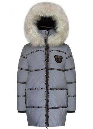 Анеруно зимнее пальто для девочек. зима 2023/246 фото