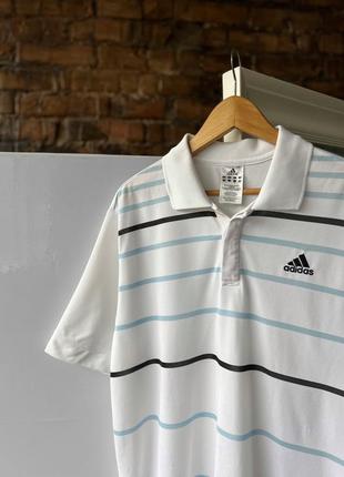 Adidas men’s striped polo shirt поло в полоску2 фото
