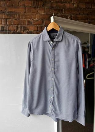 Tommy hilfiger new york fit long sleeve 1927 shirt рубашка на длинный рукав