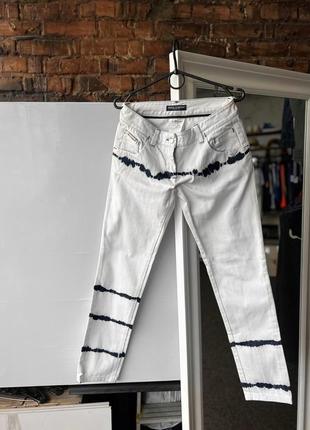 Dolce&amp;gabbana made in italy women's premium white denim jeans женские, люксовые джинсы