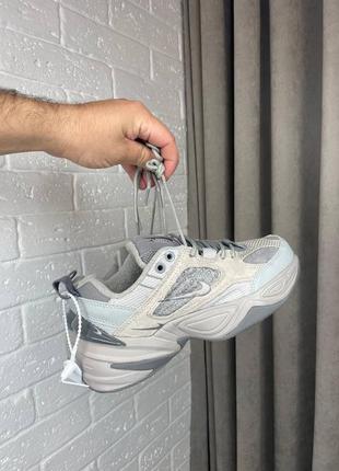 Кросівки найк м2к жіночі nike m2k tekno grey, женские кроссовки найк серые, кросівки жіночі демісезонні5 фото