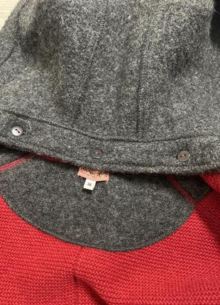Шерстяная кофта с капюшоном свитер кардиган на молнии stockerpoint, s5 фото