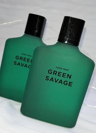 Zara man green savage 100 мл туалетна вода2 фото