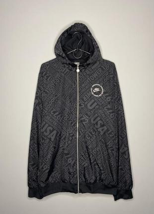 Ветровка nike Ausa monogram l-xl оригинал винтажная олимпийка найк1 фото