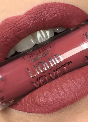 Жидкая матовая помада ciate london liquid velvet matte lipstick pin up