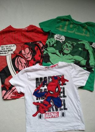 Лот футболки с супергероями1 фото