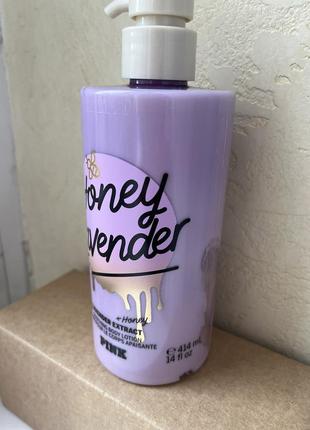 Лосьон для тела victoria’s secret pink honey lavender 414ml большой с помпой body lotion2 фото