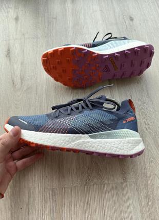Кроссовки adidas terrex two ultra trail running shoes blue2 фото