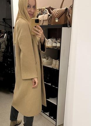 Идеальное плотное шерстяное пальто от бренда zara9 фото