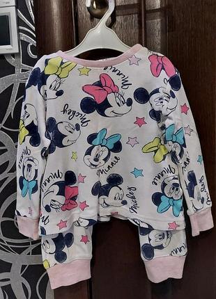 Домашний костюм с минни minnie mouse от disney  1-2 года