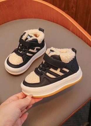 Кросівки високі теплі демисезонні черевики черевички дитячі