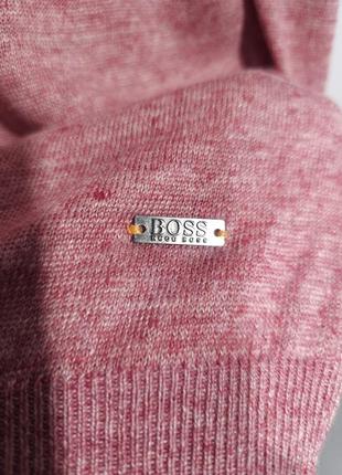 Льняной свитер hugo boss  размер l/xl6 фото