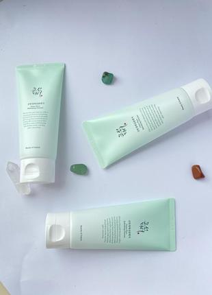 Очищающий гель для умывания с зеленой сливой beauty of joseon green plum refreshing cleanser