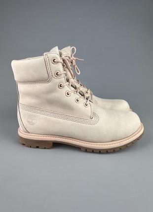 Кожаные зимние ботинки