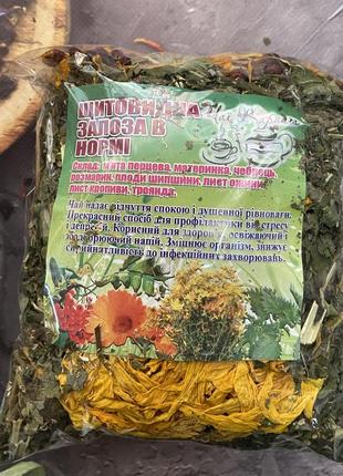 Карпатський натуральний трав’яний чай, вага 90 г щитовидна залоза в нормі