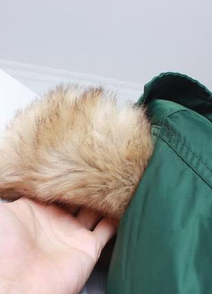 Мужская куртка парка зимняя аляска n-3b зеленая 2023 saturdays