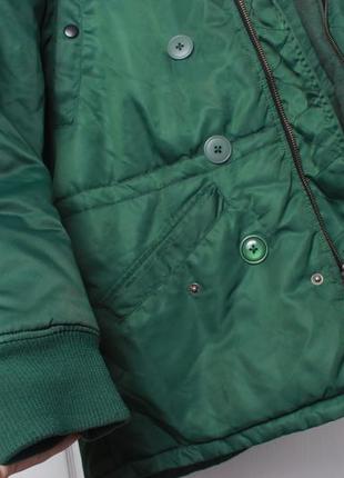 Чоловіча куртка парка зимова аляска n-3b зелена 2023 saturdays7 фото