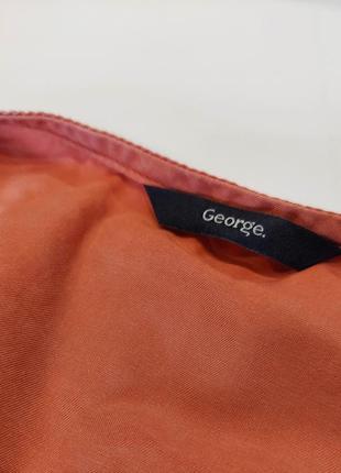 Шикарный летний комбинезон шортами george терракотового цвета 50-548 фото
