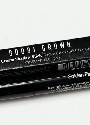 Стійкі тіні для очей в стіку bobbi brown long-wear cream shadow stick, колір golden rose, 0,9 гр2 фото