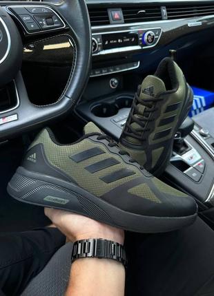 Мужские кроссовки adidas cloudfoam termo army green