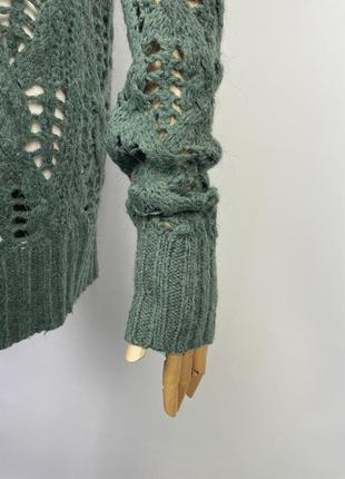 Шерстяной винтажный свитер7 фото