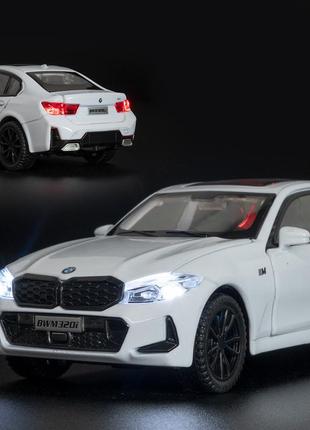 Игрушка bmw 320i машинка детская металлическая коллекционная 1:32 моникс