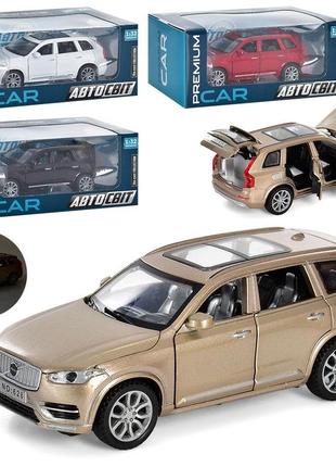 Джип ap-1767 (24 шт.) автосвіт, метал, інер, 15,5 см, звук, світло, бат (табл), у кор-ку, 20,5-8,5-9,5 см