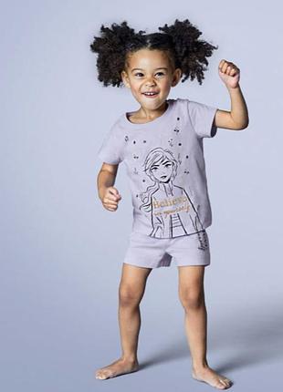 Піжами для дівчат шорти+футболка