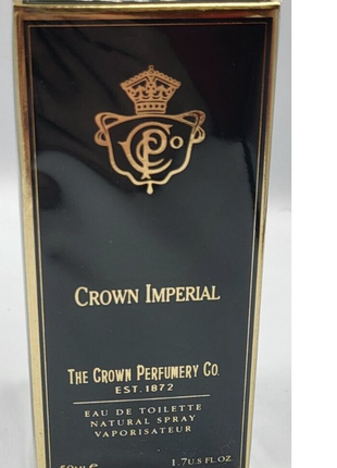 Crown imperial the crown perfumery co. 50ml eau de toilette cellophane natural