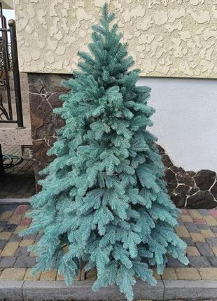 Елка литая ковалевская vip голубая 2,5м