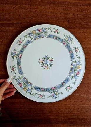 Royal worcester mayfield fine bone china gateau / торт / сервировочное блюдо / винтажная тарелка