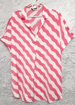 Яскрава стильна трендова блузочка в розмірі 14 від бренду m&s collection2 фото