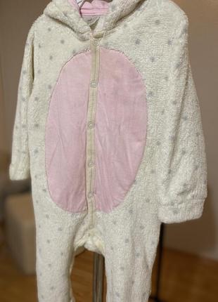 Теплый человечек кегуруми слип пижама комбинезон disney махровый2 фото