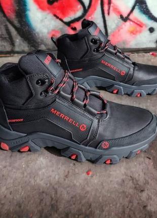 Зимние ботинки merrell чёрные