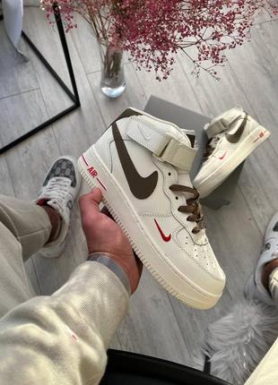 Чоловічі кросівки nike air force 1 mid mocco winter зима / smb