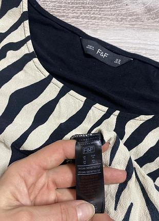 Блуза блузка з трикотажною спинкою f&f , xxxl 54р3 фото