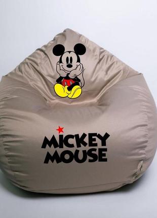 Кресло-мешок  - mickey mouse, кресло -груша - mickey mouse размер 65*85