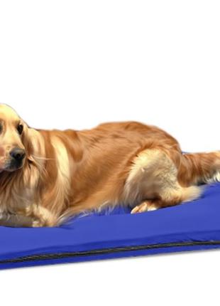 Лежак для собаки аляска  колір  синій лежак ,лежанка для собак і котів  спальне м'яке місце1 фото