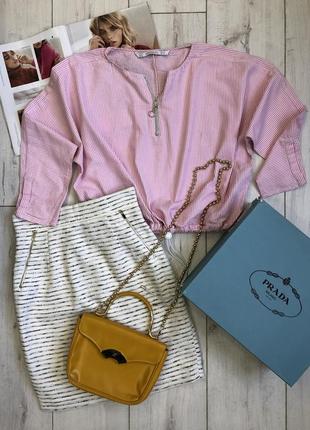 Рубашка zara юбка h&m xs s