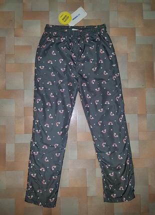 Теплые болоньевые штаны, брюки на флисе lc waikiki 9-11 лет 134-146 см3 фото