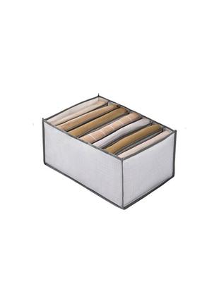 R89765 коробка-органайзер для зберігання білизни 6отд 44*30*20см
