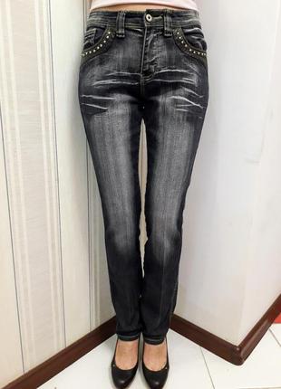 Жіночі джинси з потертостями miss o&v (8/36)