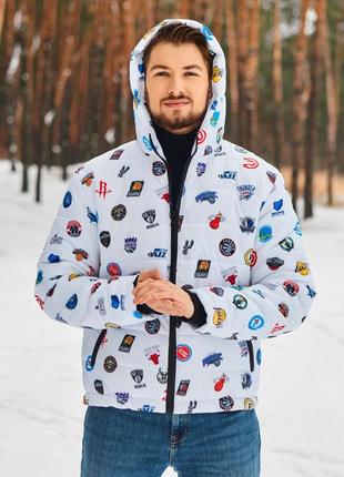 Куртка нба білий s